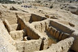 Le rovine del Palazzo Hasmonean a Gerico fanno intuire l'antichissima storia di questa città, forse la più vetusta di tutto il pianeta Terra - © leospek / Shutterstock.com ...