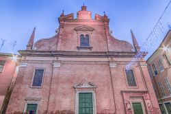 La Chiesa di San Michele Arcangelo in centro a Bagnacavallo, Emilia-Romagna