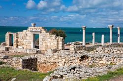 Sito archeologico greco a Sebastopoli in Russia, Penisola di Crimea