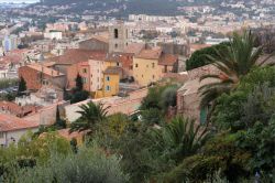 Skyline dall'alto delle colline di Hyères, Francia.
