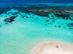 Spiaggia idilliaca nei Caribi: siamo a Mopion isole Saint Vincent and Grenadines
