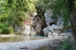 Un paesaggio magico del Cilento: il fiume Sammaro vicino a Roscigno