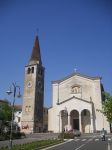 Una chiesa nel centro di Poiana Maggiore in provincia di Vicenza, Veneto