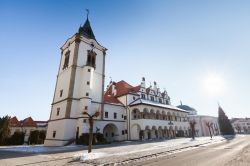Una delle chiese di Zehra fotografata in inverno, Slovacchia.



