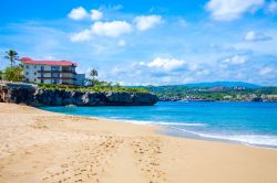 Una spiaggia di Sosua, Repubblica Domenicana. Le spiagge di questa località sono tutte apprezzate per la qualità della sabbia che qui assume una particolare colorazione gialla.



 ...