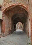 Uno scorcio del centro storico del comune di Sinalunga in Toscana