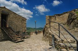 Uno scorcio del centro storico di Roccascalegna in Abruzzo