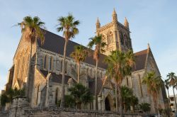 Uno scorcio della cattedrale anglicana della Santissima Trinità a Hamilton, Bermuda. Monumento storico più importante della città, la cattedrale si presenta in stile neogotico. ...