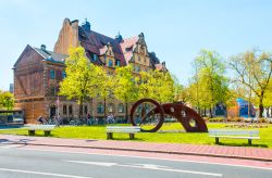 Veduta di Markusplatz nel centro di Bamberga, Germania, in una giornata di sole - © muratart / Shutterstock.com