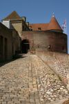 Veduta interna del castello di Dieppe, Alta Normandia, Francia. La costruzione della fortezza attuale risale al 1443 su iniziativa di Charles des Marets. Dal 1862 è monumento storico ...