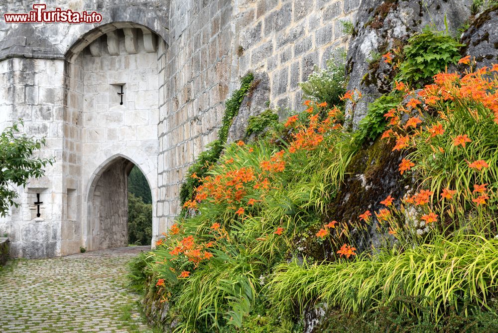 Immagine Porta di accesso al Castello, siamo a Menthon-Saint-Bernard, dipartimento dell'Alta Savoia