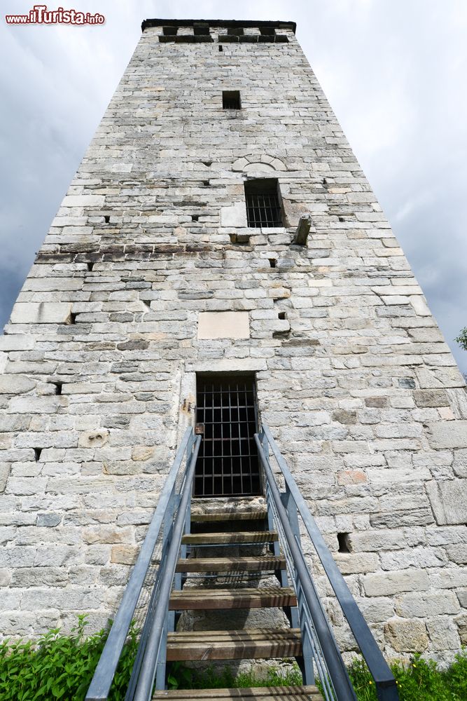 Immagine Primo piano della storica Torre di Buccionein Piemonte