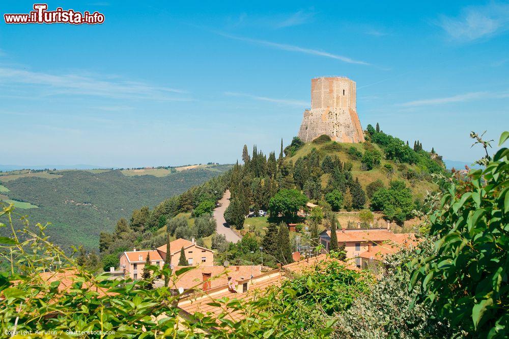 Immagine Rocca d'Orcia: la Rocca di Tentennano, secondo la tradizione, ospitò Santa Caterina da Siena - © Aerwinn / Shutterstock.com