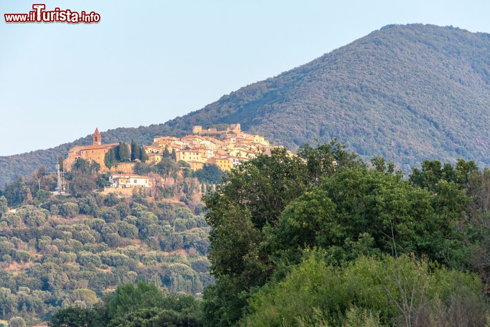 Immagine Scarlino, panorama del borgo della Maremma, in Tosacna