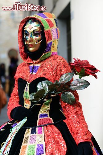 Immagine Una maschera al carnevale di Castiglion Fibocchi in Toscana