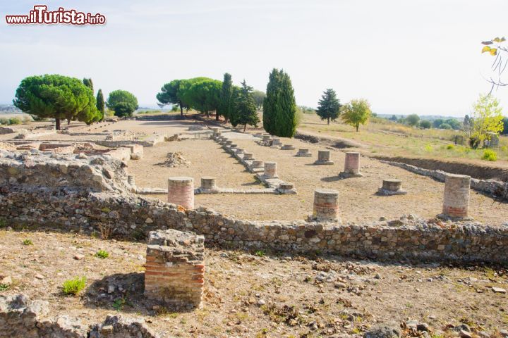 Immagine Le rovine dell'antica Aleria romana - l'antica città romana di Aleria divenne, al seguito della prima guerra punica, periodo in cui i romani vi si stabilirono, la più importante città della Corsica con strutture di vario genere e una popolazione di circa ventimila abitanti. - © RnDmS / Shutterstock.com