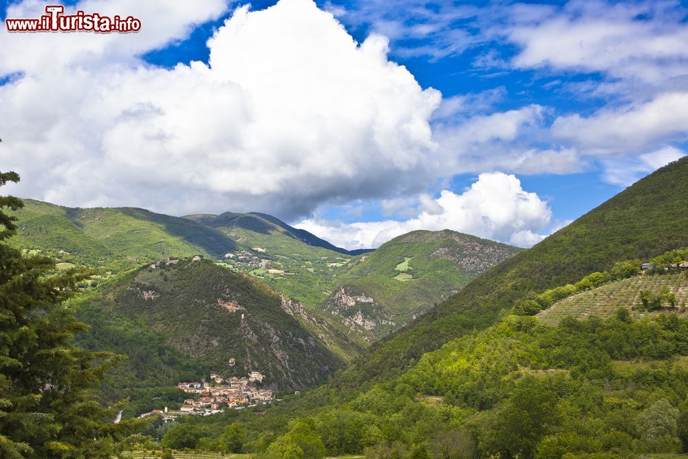 Immagine Panorama della Valnerina nell'Umbria  sud-orientale