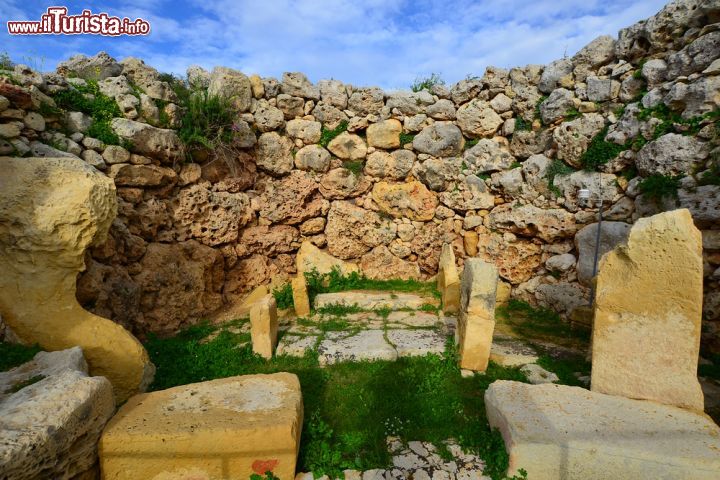 Immagine I templi di Ggantija prendono il nome dalle grandi pietre megalitiche utilizzate per la loro costruzione, avvenuta alotre 5.000 anni fa - © Karel Gallas / Shutterstock.com