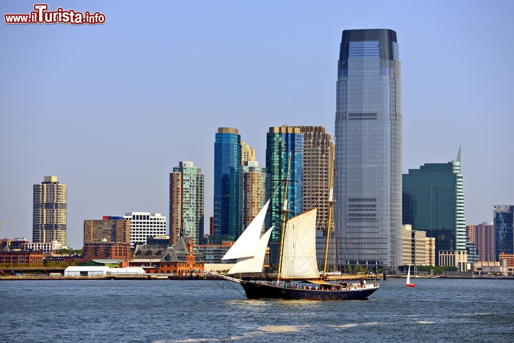 Immagine Skyline del New Jersey su Exchange Place, Stati Uniti d'America.