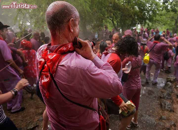 Immagine Oltre al combattimento a suon di litri di vino tinto, la  Batalla del Vino di Haro prevede a mezzogiorno una corrida a Piazza de la Paz, e poi il pranzo tipico a base di lumache e... abbondante vino rosso! - © Rioja Turismo