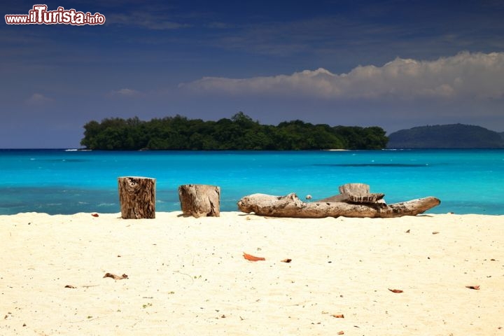 Immagine Spiaggia dorata a Vanuatu: siamo a Port Olry, nel Pacifico meridionale - © livcool / Shutterstock.com