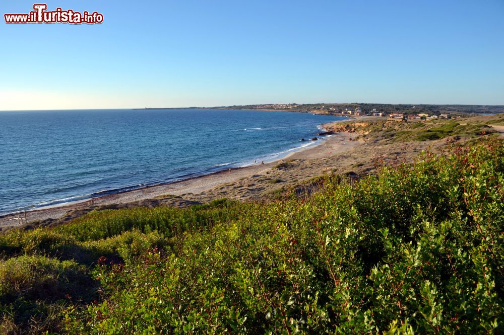 Immagine La spiaggia di Galera Eccia, appena fuori dall'abitato di San Giovanni di Sinis, nel Comune di Cabras (Oristano).