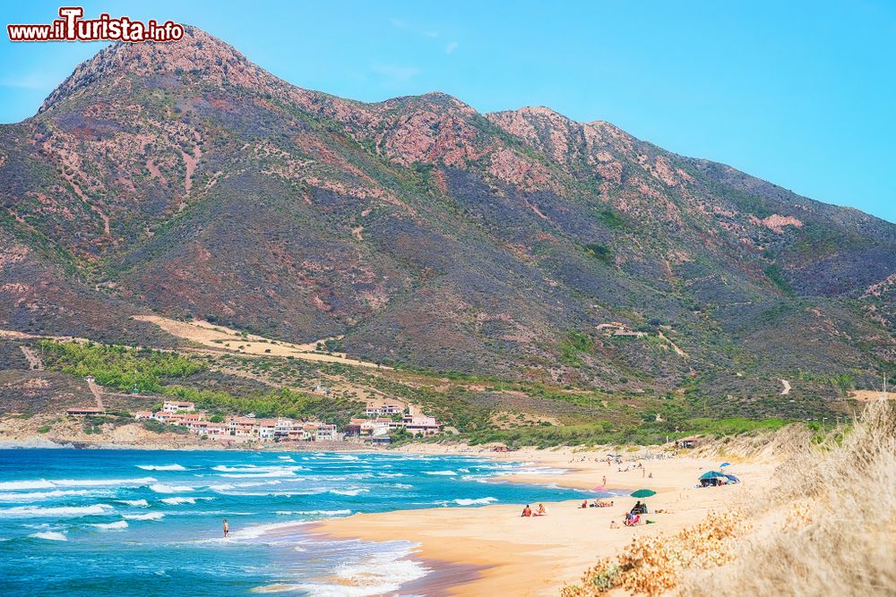 Immagine Spiaggia selvaggia dulla costa di Buggerru, Carbonia-Iglesias, Sardegna sud-occidentale