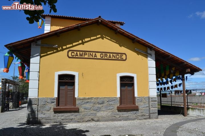 Immagine Stazione ferroviaria di Campina Grande, la città del nord est del  Brasile, nello stato di Paraiba