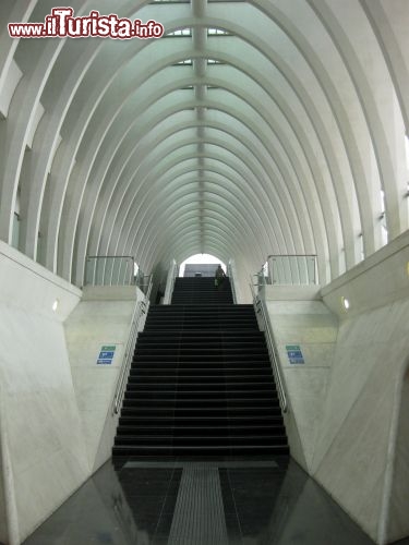 Immagine L'interno della futurista stazione Guillemins a Liegi, una delle creature di Santiago Calatrava