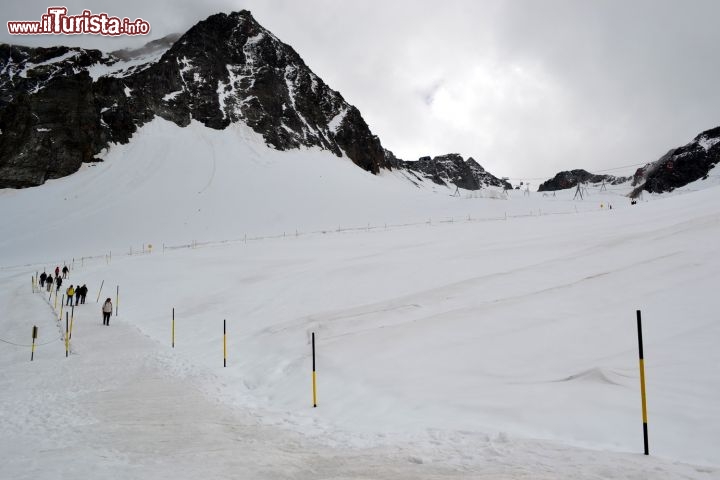 Immagine Stubaier Gletscher: è il ghiacciao che domina la Valle dello Stubai, in Tirolo. È raggiungibile con la cabinovia partendo dalla Talstation Mutterberg e risalendo alla Bergstation Eisgrat, a quota 2900 metri s.l.m.