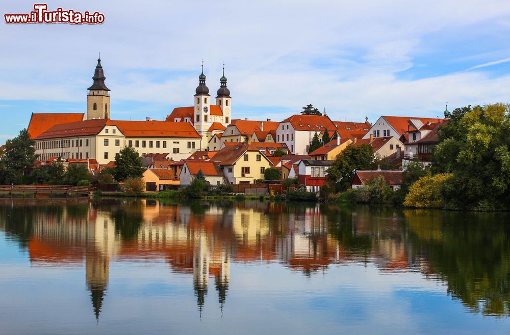 Immagine Telc, la bella cittadina della Moravia, Repubblica Ceca. Fu fondata nel XIV° secolo dai signori feudali di Hradec.