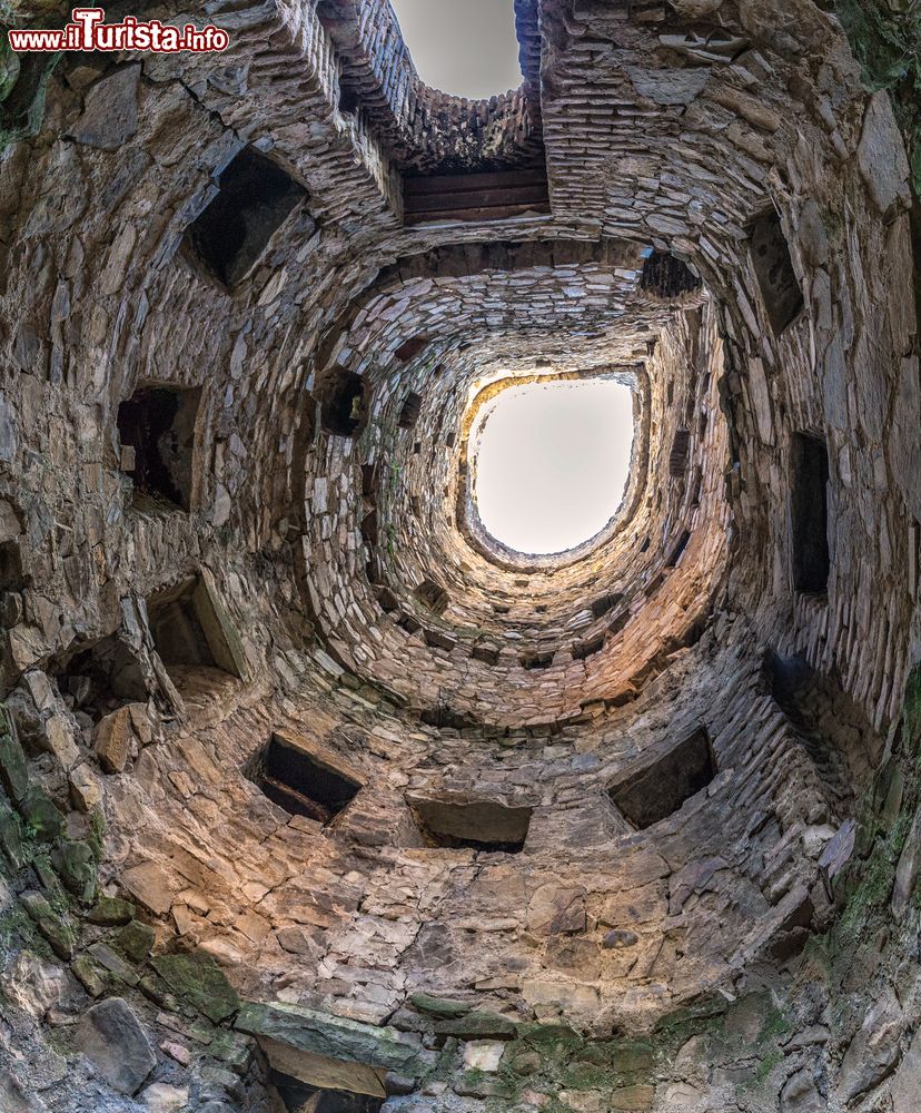 Immagine Torre circolare del Castello di Ananuri in Georgia.