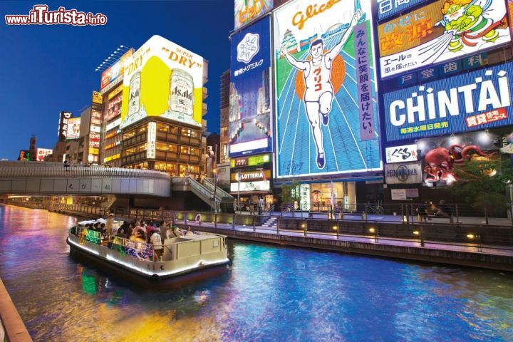 Immagine Tour in battello sul fiume Dotonbori a Osaka Namba (Giappone).