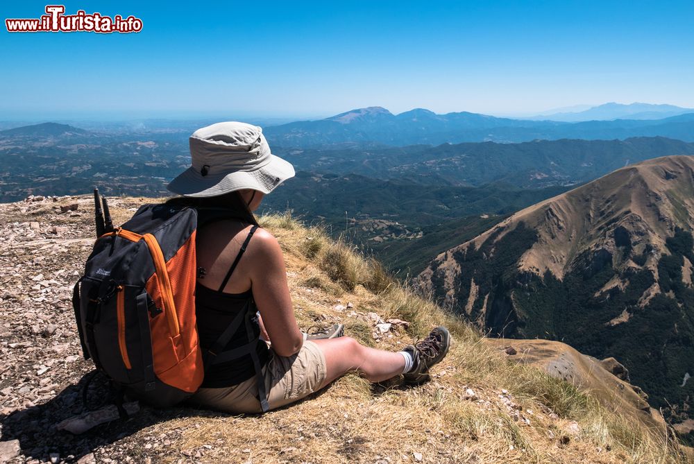 Immagine Trekking in cima al monte Sibilla nelle Marche.