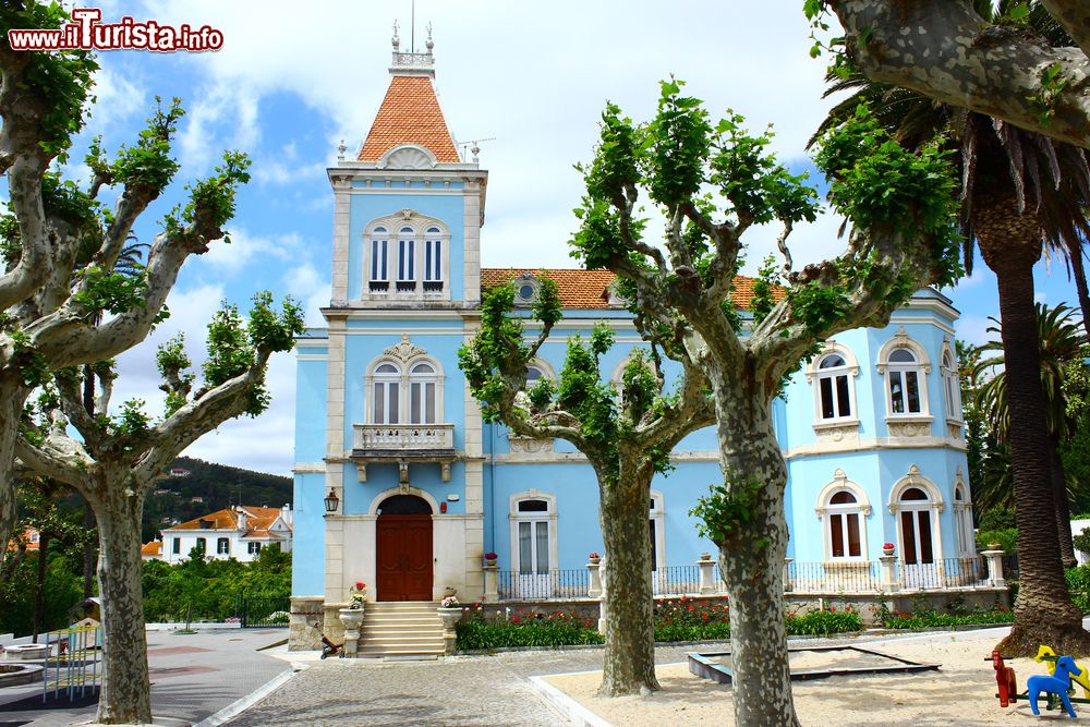 Immagine Un antico edificio della città di Alcobaca, Portogallo.