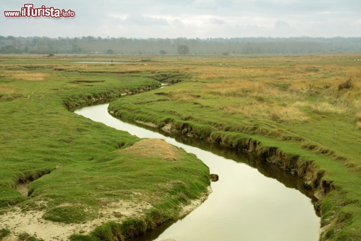 Immagine Un canale nella campagna circostante la cittadina francese di Granville, nel dipartimento della Manica, regione Bassa Normandia - foto © 40306999 / Shutterstock.com