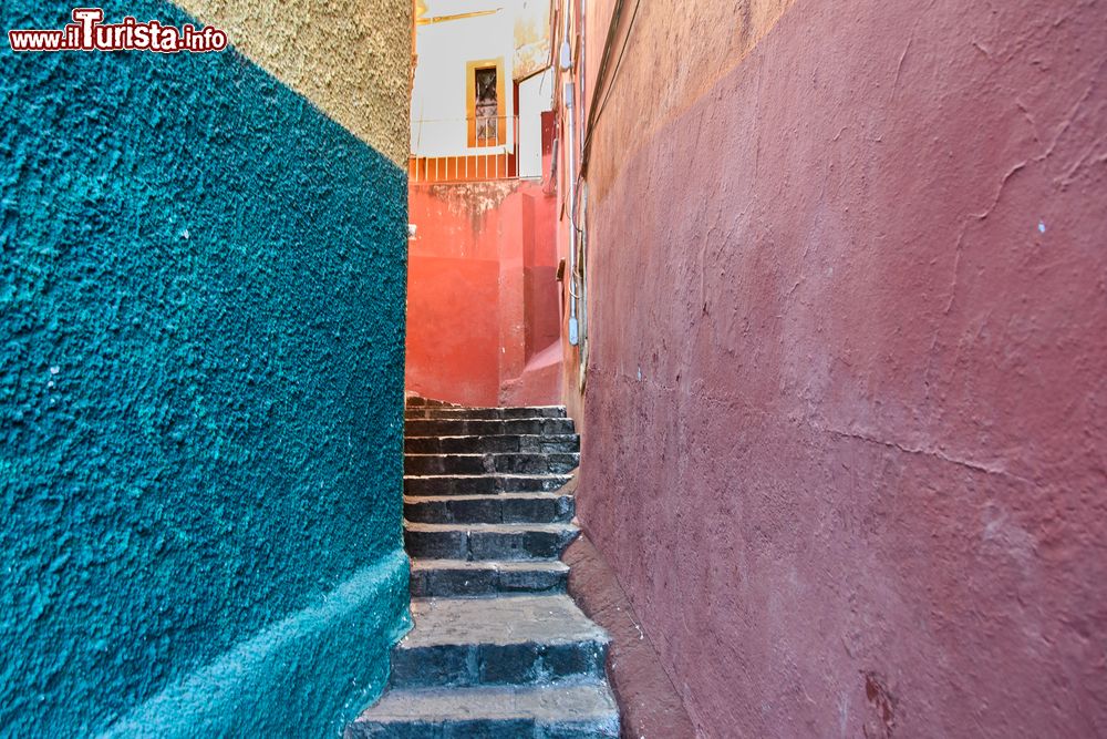 Immagine Un caratteristico scorcio fotografico di Guanajuato, Messico.