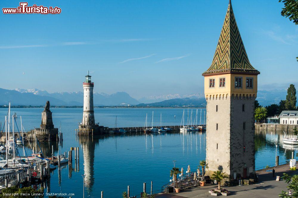 Immagine Un grazioso scorcio di Lindau affacciata sul lago di Costanza, Germania - © Paola Leone / Shutterstock.com