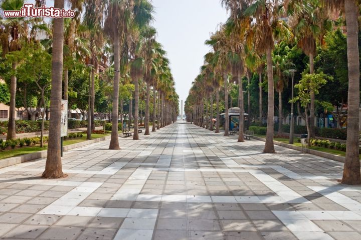 Immagine Un parco di Almeria, Spagna. La bella cittadina del sud spagnolo ospita non solo architetture di impronta araba ma anche grandi spazi verdi 