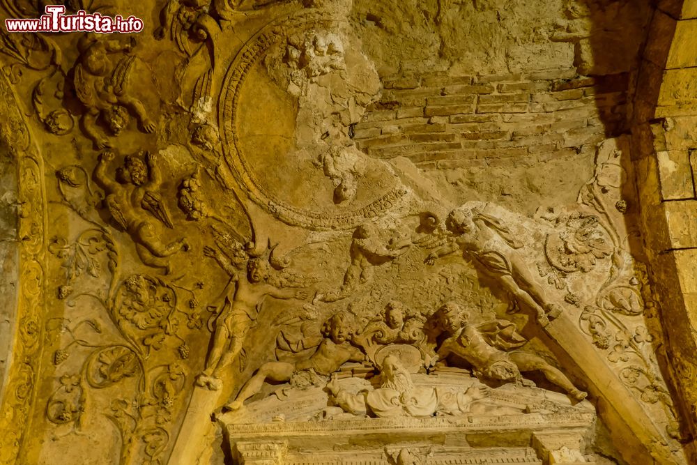 Immagine Un paticolare architettonico del centro storico di Guardiagrele, borgo in provincia di Chieti, in Abruzzo