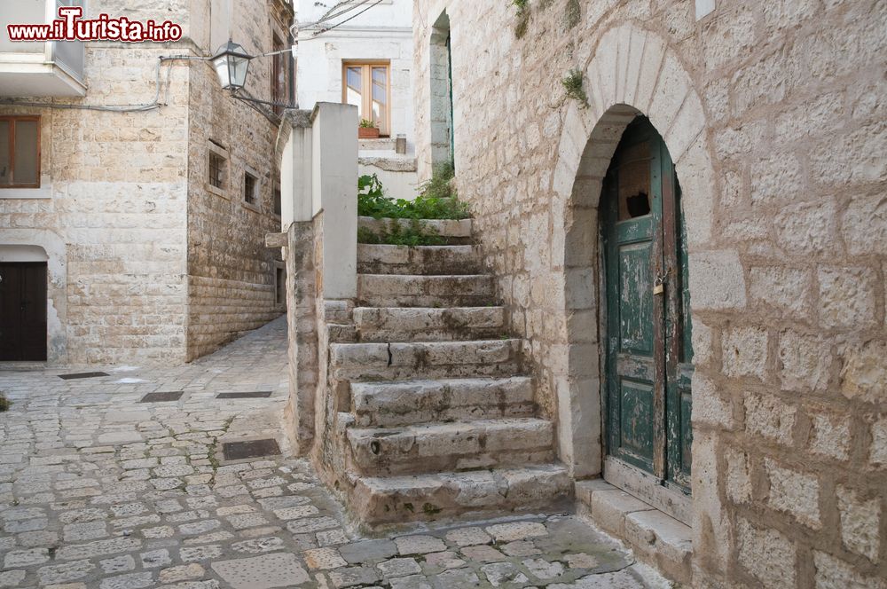 Immagine Un tipico vicolo del centro di Rutigliano, Puglia. Questo grazioso borgo si trova sui primi rilievi delle Murge a circa 100/200 metri sul livello del mare.