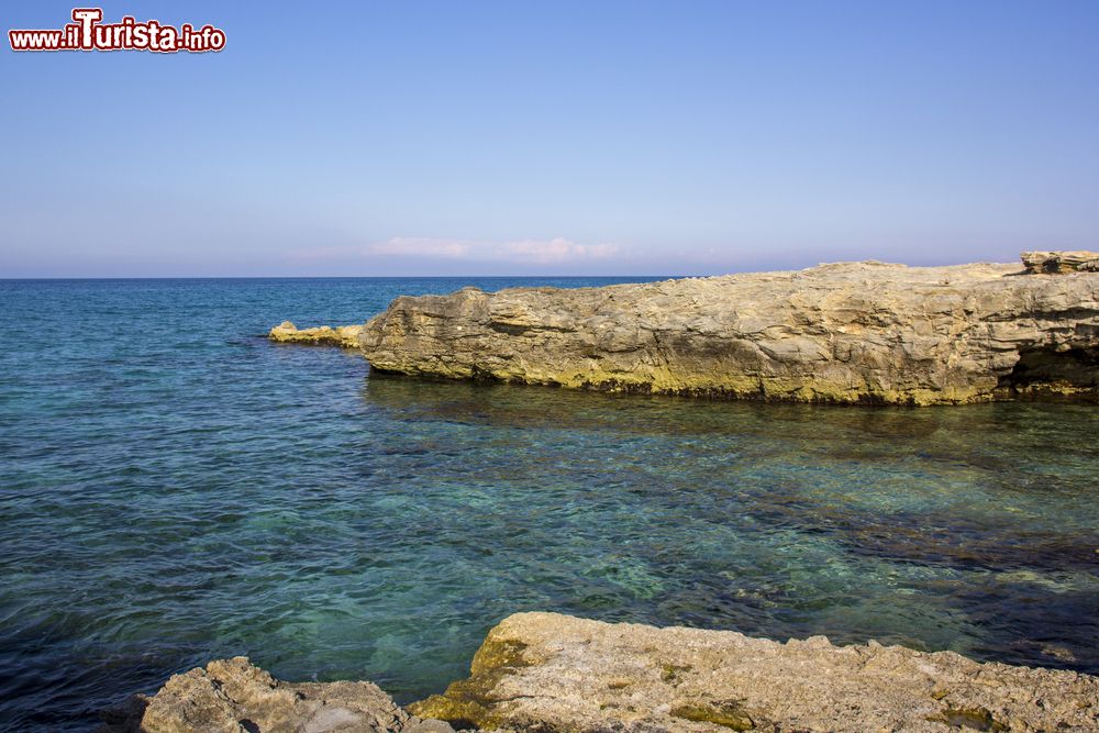 Immagine Un tratto di costa ideale per snorkeling a San Foca di Lecce, costa adriatica del Salento, Puglia