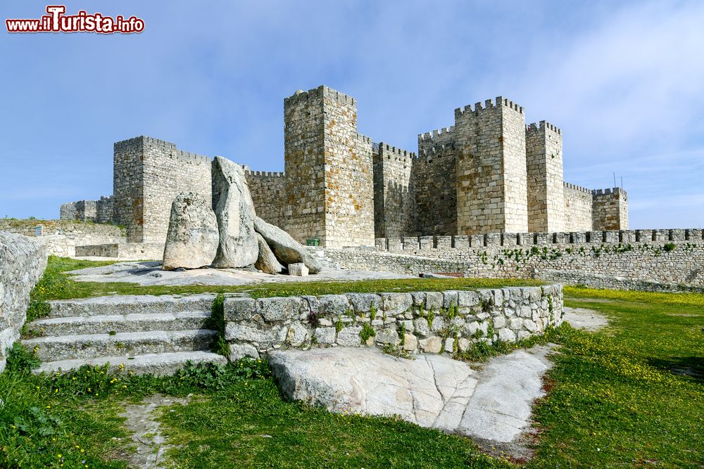 Immagine Una bella immagine del castello di Trujillo, villaggio medievale in provincia di Caceres, Spagna.