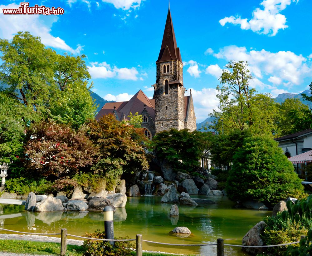 Immagine Una chiesa di Interlaken, Svizzera.