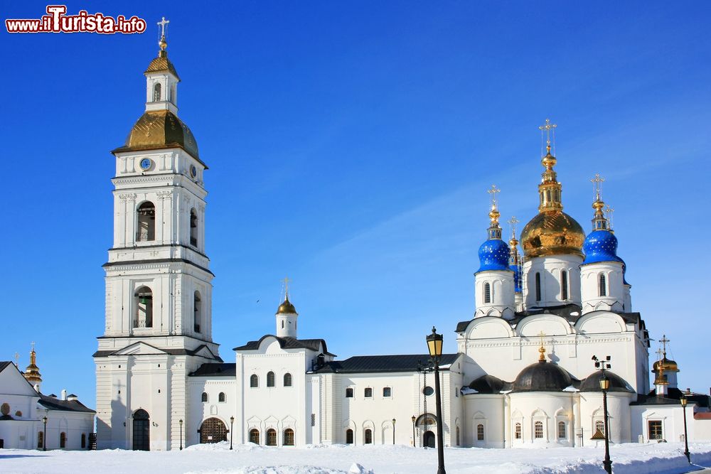 Immagine Una chiesa nel cremlino di Tobolsk, Russia.