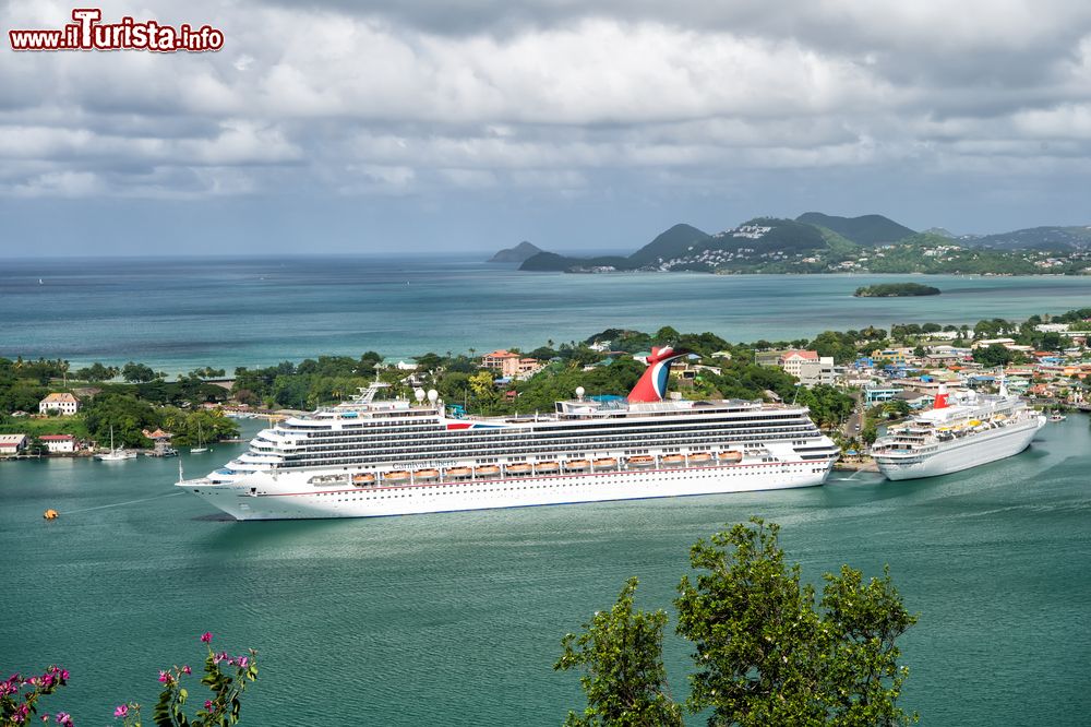 Immagine Una crociera sull'isola di Saint Lucia, porto di Castries