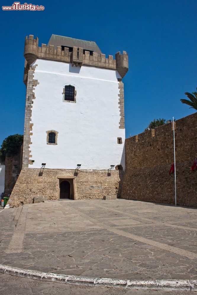 Immagine Una porta d'ingresso della medina di Asilah, Marocco.