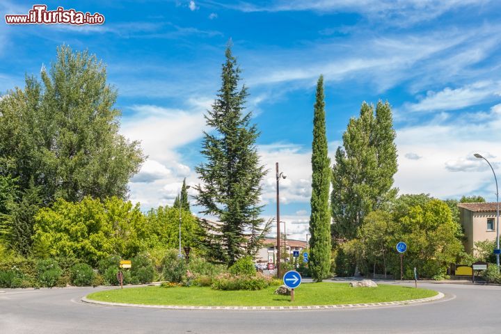 Immagine Una rotonda a L'Isle-sur-la-Sorgue. La città in passato fece parte del cosiddetto Comtat Venaissin, una regione storica della Francia dipendente dallo Stato Pontificio - foto © Deymos.HR / Shutterstock.com