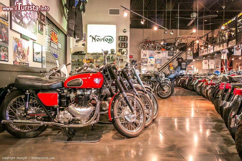 Immagine Una sala del Buddy MC Museum di Phoenix, Arizona. Ospita molti esemplari di vecchie moto - © Mucky38 / Shutterstock.com
