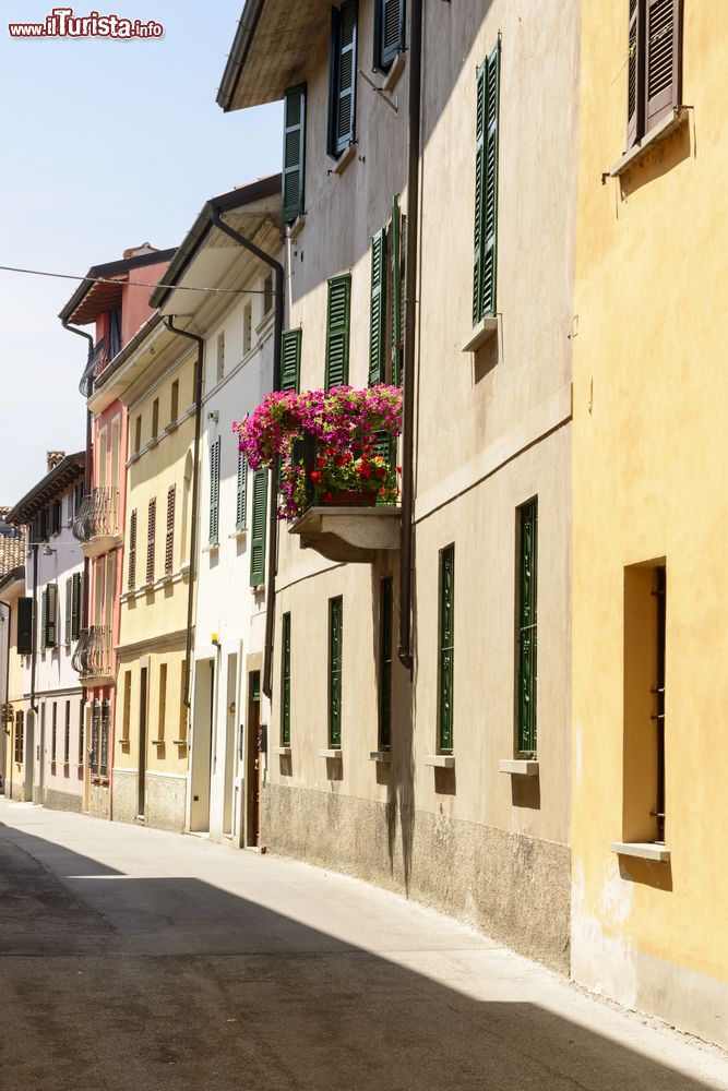 Immagine Una strada del borgo storico di Soncino in Lombardia